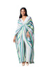 Multicolour Stripe Knotted Dress With Pants